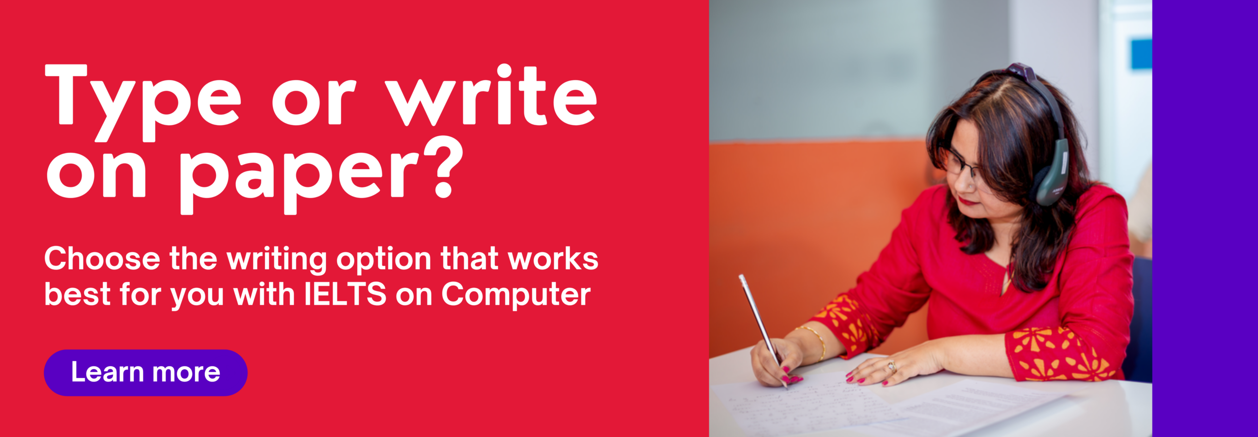 Type or write on paper